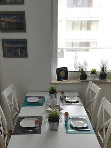 Фото номера Апартаменты (для 4 взрослых) Апартаменты Apartament Aliant Osiedle Aquamarina г. Мендзыздрое 8