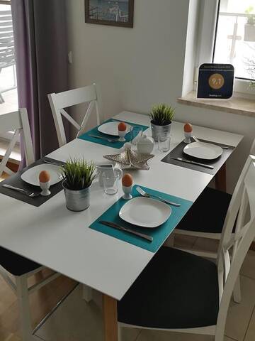Фото номера Апартаменты (для 4 взрослых) Апартаменты Apartament Aliant Osiedle Aquamarina г. Мендзыздрое 47