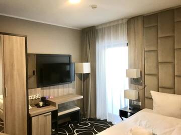 Фото номера Одноместный номер Делюкс Отель Trofana Wellness &amp; SPA г. Мендзыздрое 3